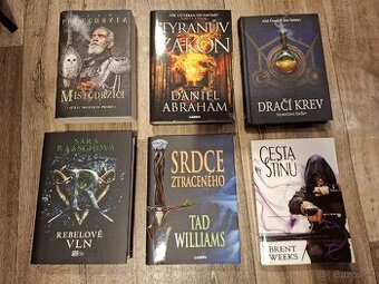 Set fantasy knih (6 ks, nové, nečtené)