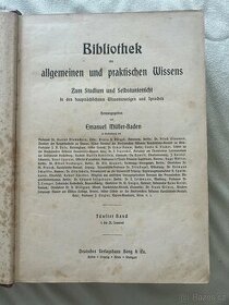 Kniha v němčině z roku 1910