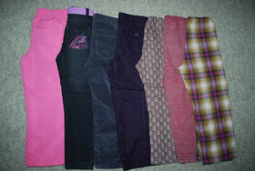 Kalhoty, zateplené vel. 104-110