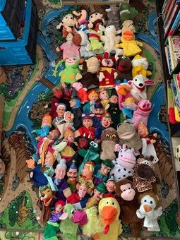 Obří sbírka maňásků, dále prstoví maňásci, Spejbl a Hurvínek