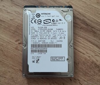 Hitachi 250gb 2.5 Sata