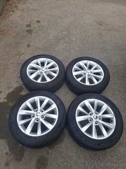 ALU kola ŠKODA 5x112 + Letní pneu 205 55 R16