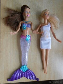 Panenky BARBIE - 2x MATTEL - zachovalé , cena celkem