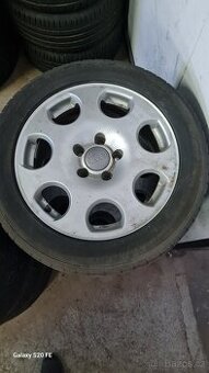 ORIG ALU AUDI A4,5X112 - 205/55/16 91W ET 42 LETNÍ Č - 22
