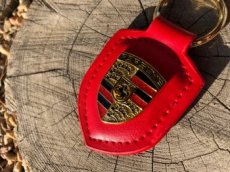 Červená klíčenka Porsche přívěšek na klíče - nová red