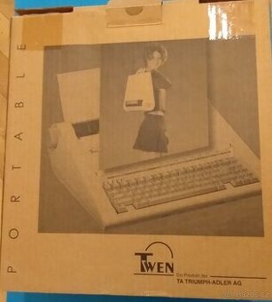 Prodám psací stroj Twen T180 DS CZ - 1