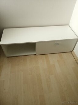 TV skříňka otevírací, bílá