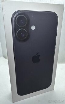 iPhone 16 256GB Black, komplet, záruka