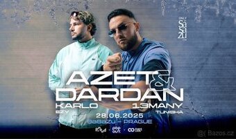 Lístek na koncert Dardana a Azeta 28.6.2025 Sasazu
