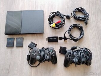 PS2 Slim + hry