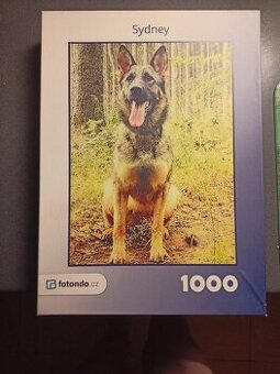 Puzzle 1000 dílků- Německý ovčák