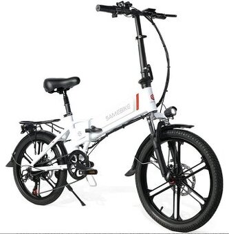 Skládací elektrické kolo motor 250W 48V 10Ah baterie 20 kola