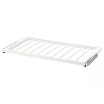 IKEA KOMPLEMENT Výsuvný věšák na kalhoty, bílá, 100x58 cm