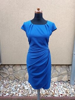 Modré společenské šaty vel.44