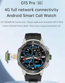 CHYTRÉ 4G Hodinky SIM Android G15 PRO 32GB