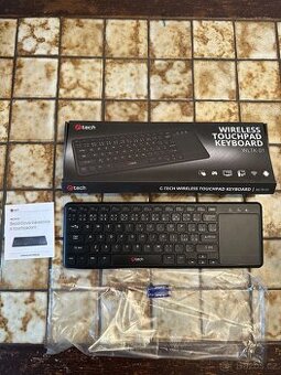 Bezdrátová klávesnice s touchpadem i-Tech / C-TECH WLTK-01 - 1