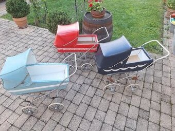 Retro kočárky pro panenky