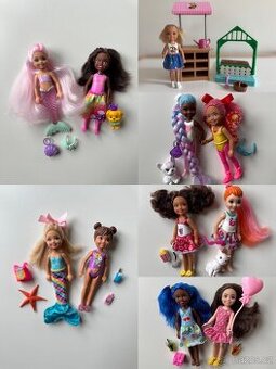 Chelsea Mattel (různé panenky a herní sety)