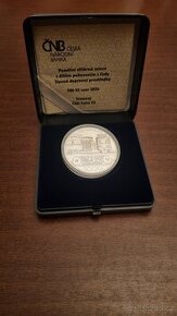 Stříbrná mince Tramvaj ČKD Tatra T3 proof