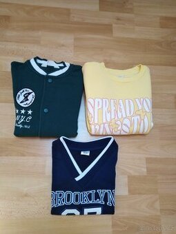 Dívčí mikiny a vesta vel.146/152