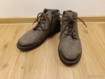 Pánské kožené kotníkové boty Rieker 42