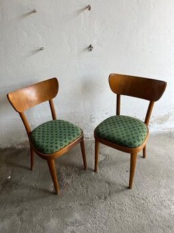 Židle TON, Thonet, jídelní, kuchyňská, retro 2 x
