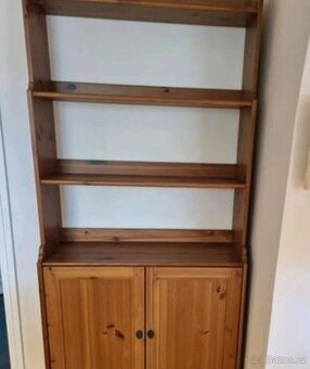 Knihovna se skříňkou LEKSVIK