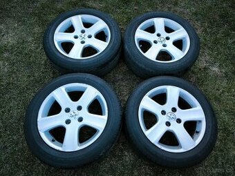 Debica Presto HP2 205/55 R16, 4x 7mm + alu disky Peugeot