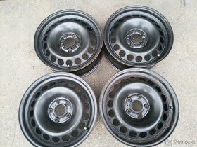 ocelové disky 7x16 ET39 5x112 66,5 + origo poklice AUDI