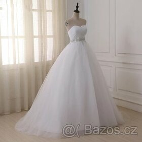 Nové svatební šaty vel. xs-m - 1