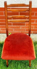 Židle s čalouněným sedátkem - 1