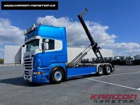 Scania R480 6x2 full air NOSIČ HÁKOVÝCH KONTEJNERŮ