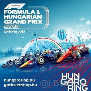 F1 Maďarsko 2024 3 lístky+ 2 dětské