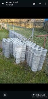 Betonove zatravnovaky 60x40x8 cm