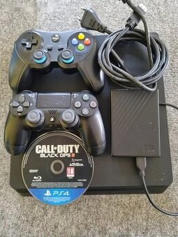 Playstation 4 slim, 1Tb + externí pevný disk 4tb