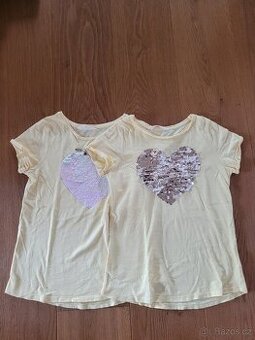 Dětské trička H&M vel.134/140 - 1