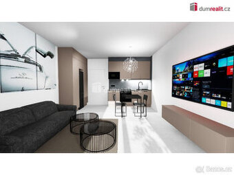 Nový světlá byt 1+kk, 30,15 m2, 3np, / 2 p. OV, novostavba,
