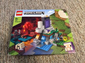 Lego Minecraft Zničený Portál