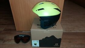 Helma Salomon Ranger2 c.air neon yellow vel.M 56-59 cm.