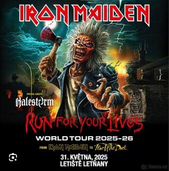 Vstupenky Iron Maiden