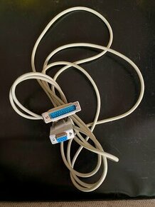 kabel RS232 DB25 na RS232 DE9 - 1
