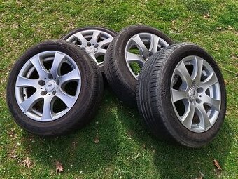 litá kola + pneu BMW 5x120. 205/55/16