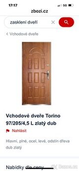 Vchodove dvere z nerez oceli 97/205