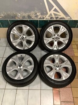 Alu kola Škoda R17 5X112 ZÁNOVNÍ LETNÍ PNEU 225/45 PALLAS
