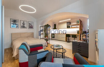 Pronájem bytu 1+kk, 36m², ul. Gorazdova, Praha 2 - Nové Měst