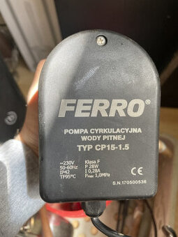 Cirkulační čerpadlo Ferro.