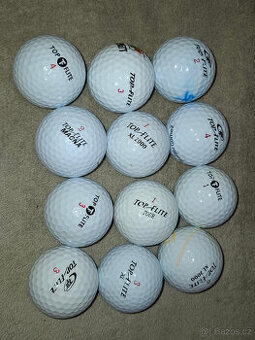 Golfové míčky TOP FLITE 12 ks á 20,- Kč - kvalita