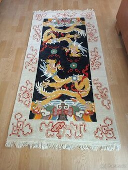 Indický / Tibetský ručně vázaný koberec