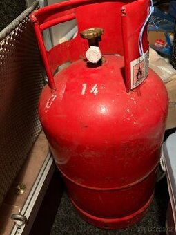 Plynová láhev TOMEGAS 10 kg – prodám (Praha – Modřany)