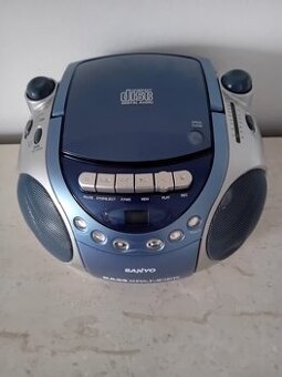 Rádio magnetofon, CD, SANYO vyrobeno v Japonsku